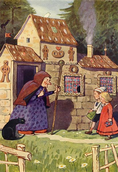 Hänsel Gretel: Märchenillustrationen - Märchenatlas und
